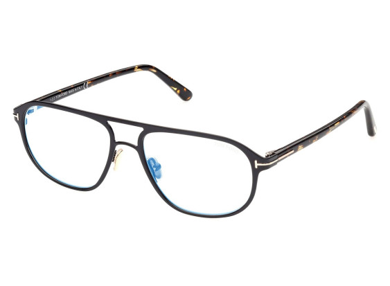 Tom Ford FT5751-B 001 Shiny Black/Shiny Dark Havana 55mm