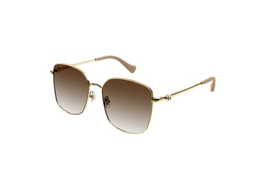Gucci GG1146SK 002 Gold/Brown Gradient