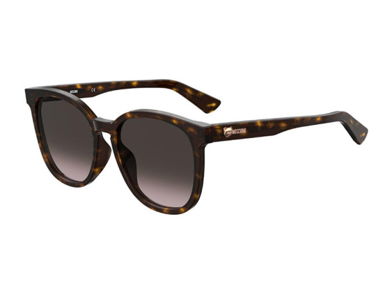 Moschino MOS074/F/S 0086 HA Dark Havana/Brown Gradient