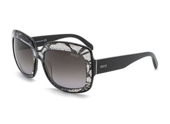 Emilio Pucci EP0005 05B Black Lace/Grey Gradient