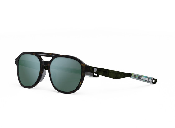 Dior DIORESSENTIAL R2U 20B7 Havana/Blue Mirror 56mm