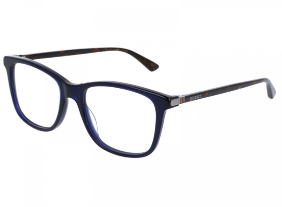 Gucci GG0018O 003 Blue/Havana 52mm