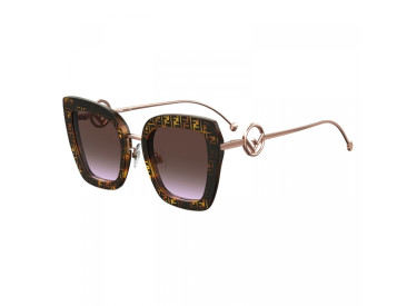 Fendi FF0408/S 086/QR Dark Havana/Brown