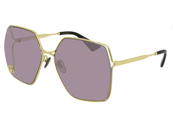 Gucci GG0817S 007 Gold/Violet
