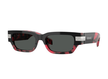 Versace VE4465 545787 Top Black/Red Havana/Dark Grey