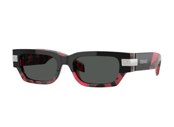 Versace VE4465 545787 Top Black/Red Havana/Dark Grey
