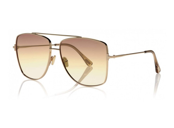 Tom Ford FT0838 28F Shiny Rose Gold/Gradient Brown