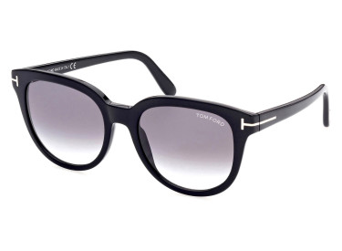 Tom Ford FT0914-F 01B Shiny Black/Gradient Smoke