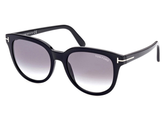 Tom Ford FT0914-F 01B Shiny Black/Gradient Smoke