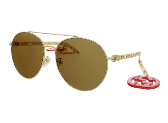 Gucci GG0725S 002 Gold/Brown