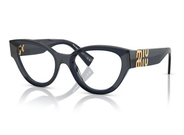 Miu Miu MU01VV 08Q1O1 Blue Transparent 52mm