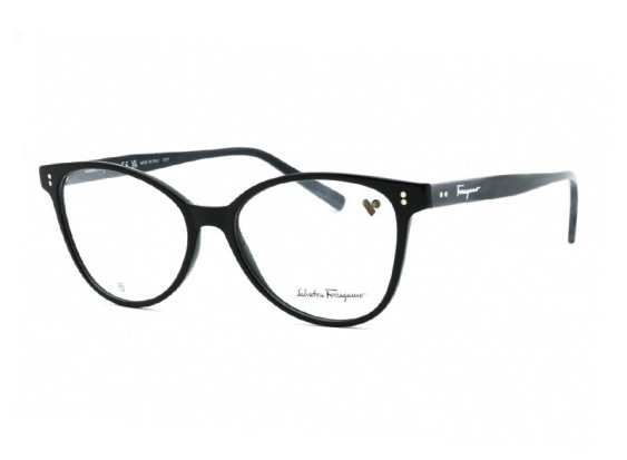 Salvatore Ferragamo SF2948 004 Black/Grey Marble 54mm