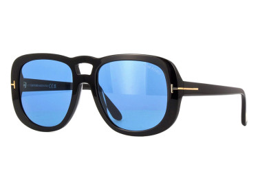 Tom Ford FT1012 01V Shiny Black/Blue