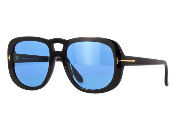 Tom Ford FT1012 01V Shiny Black/Blue