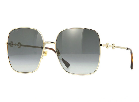 Gucci GG0879S 001 Gold/Grey