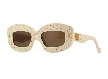 Loewe LW4114IS 25E Ivory with Crystal Studs/Brown