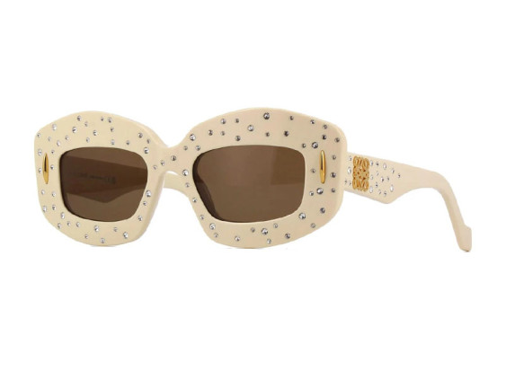 Loewe LW4114IS 25E Ivory with Crystal Studs/Brown