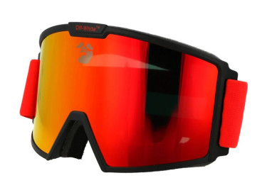 Off-White OERI055 SKI GOGGLE 2525 Red/Red Mirror