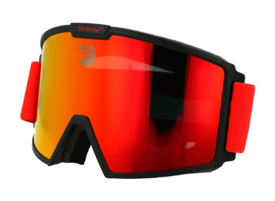Off-White OERI055 SKI GOGGLE 2525 Red/Red Mirror