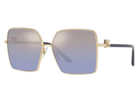 Dolce & Gabbana DG2279 02/33 Gold/Blue Mirror Gradient Gold