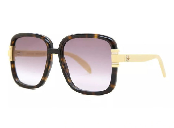 Gucci GG1066S 004 Havana Yellow/Violet Gradient