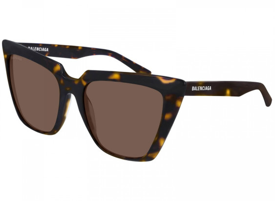 Balenciaga BB0046S 002 Havana/Brown