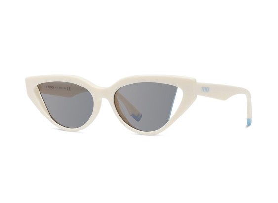 Fendi FE40009I 25C White/Grey Mirror