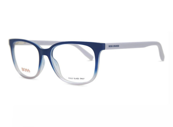 Hugo Boss Orange BO 0252 0SWW 00 Blue to Light Grey Gradient 53mm