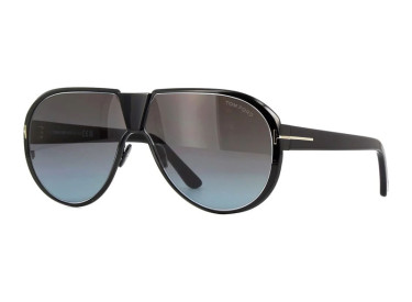 Tom Ford FT1072 01B Black/Smoke Gradient