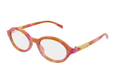 Gucci GG2153O 004 Shiny Pink/Orange Pearled Spotted Havana 51mm