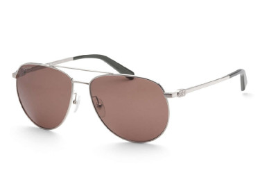 Salvatore Ferragamo SF157S 045 Silver / Brown Polarized
