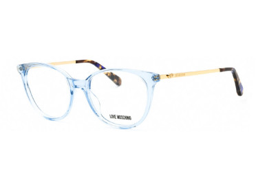 Moschino Love MOL549/SAM 0PJP 00 Transparent Blue/Gold 51mm