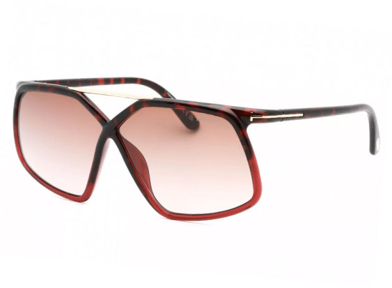 Tom Ford FT1038 56Z Burgundy Havana/Rose Gold/Gradient Brown