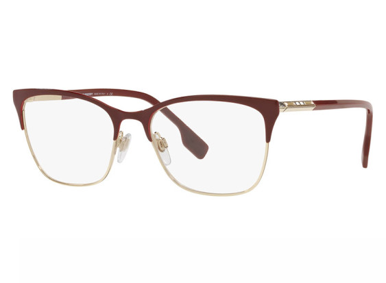 Burberry BE1362 1292 Light Gold / Bordeaux 54mm