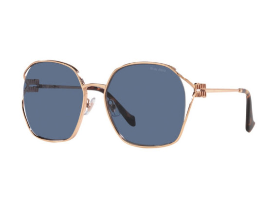 Miu Miu MU52WS ZVF1V1 Rose Gold/Dark Blue