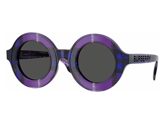 Burberry JB4386 411387 Violet Check/Dark Grey