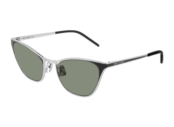 Saint Laurent SL409 003 Silver/Green