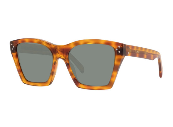 Celine CL40090F 55N Colored Havana/Green 56mm