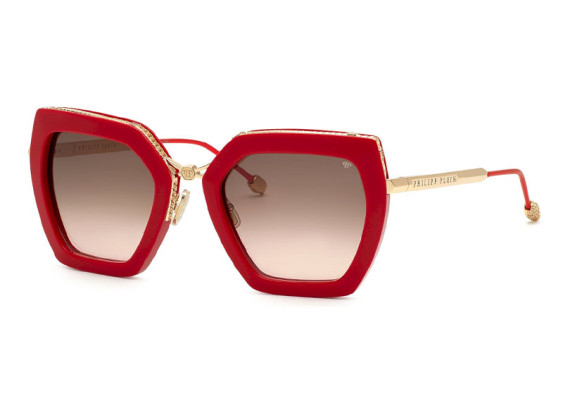 Philipp Plein SPP097S 06Y6 Red/Brown Gradient
