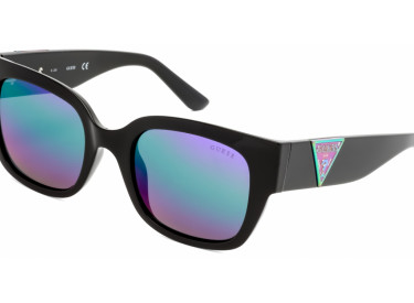 Guess GU7742 01C Shiny Black/Smoke Mirror