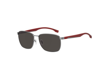 Hugo Boss 1469/F/SK R80/IR Matte Dark Ruthenium/Red/Dark Grey