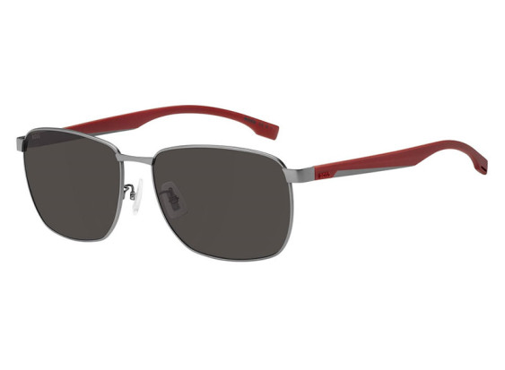 Hugo Boss 1469/F/SK R80/IR Matte Dark Ruthenium/Red/Dark Grey