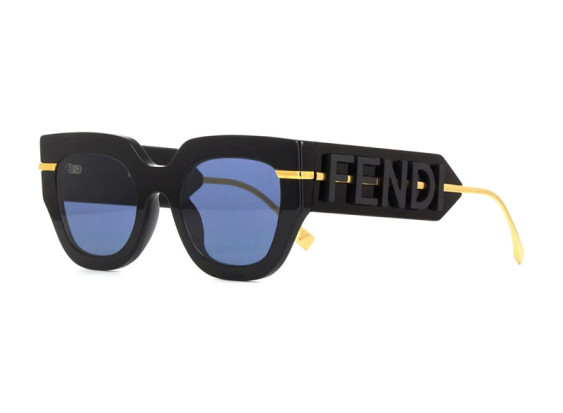 Fendi FE40097I 01V Black/Gold/Blue
