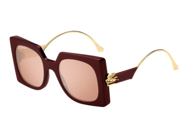 Etro ETRO 0026/S 0LHF 2S Burgundy/Pink Flash Silver