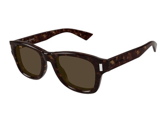 Saint Laurent SL801 002 Dark Havana/Brown