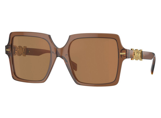 Versace VE4441 5028/O Transparent Brown/Brown Orange Metallic Mirror