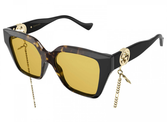 Gucci GG1023S 004 Havana/Black/Yellow