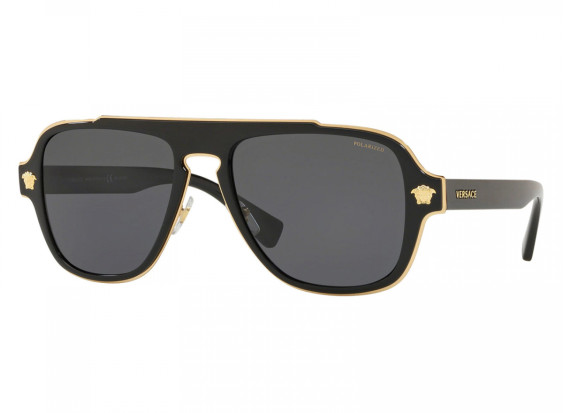 Versace VE2199 100281 Black/Dark Grey Polarized