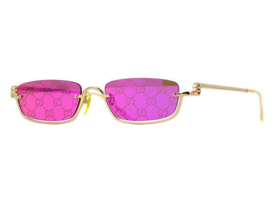 Gucci GG1278S 005 Gold/Violet Multi Treatment