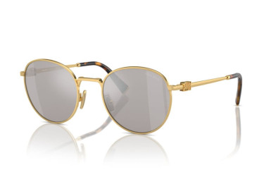 Miu Miu MU55ZS 5AK07F Gold/Light Grey Silver Mirror